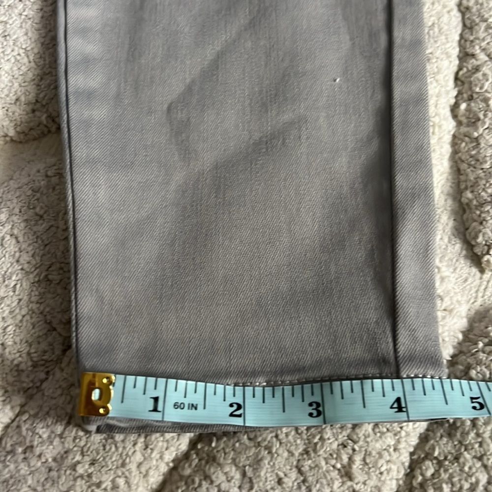 OAT NEW YORK Mid-rise skinny ankle jeans ๐บ stretch ๐บ NWT ๐บ gray ๐บ size 25 - Picture 10 of 10
